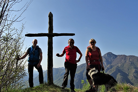 Monte Cancervo ad anello dalla Pianca sui sentieri CAI 102-130-131 il 1 maggio 2019 - FOTOGALLERY